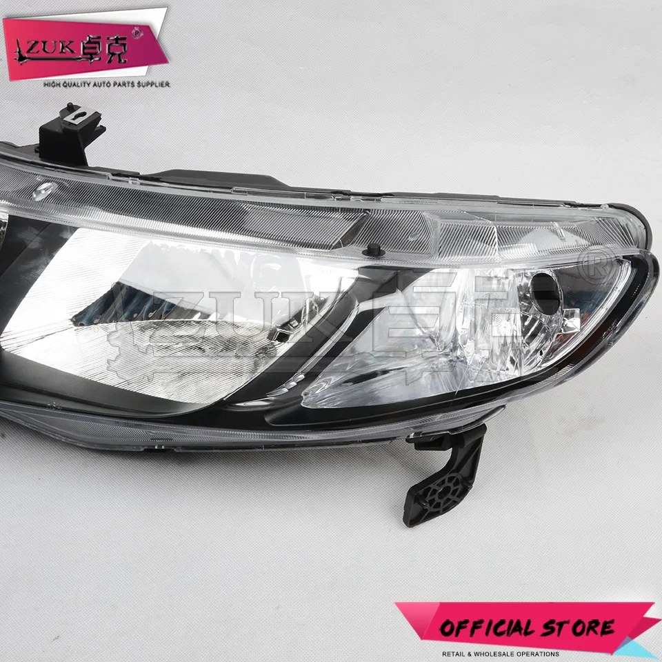 ZUK галогенные лампы головного светильник фара в сборе для HONDA CIVIC FA1 2009 2010 2011