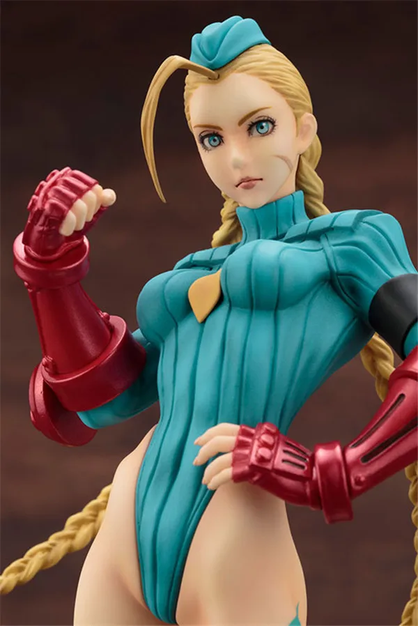 

Bishoujo статуя красивая девушка Cammy белая фигурка украшение автомобиля 22,5 см