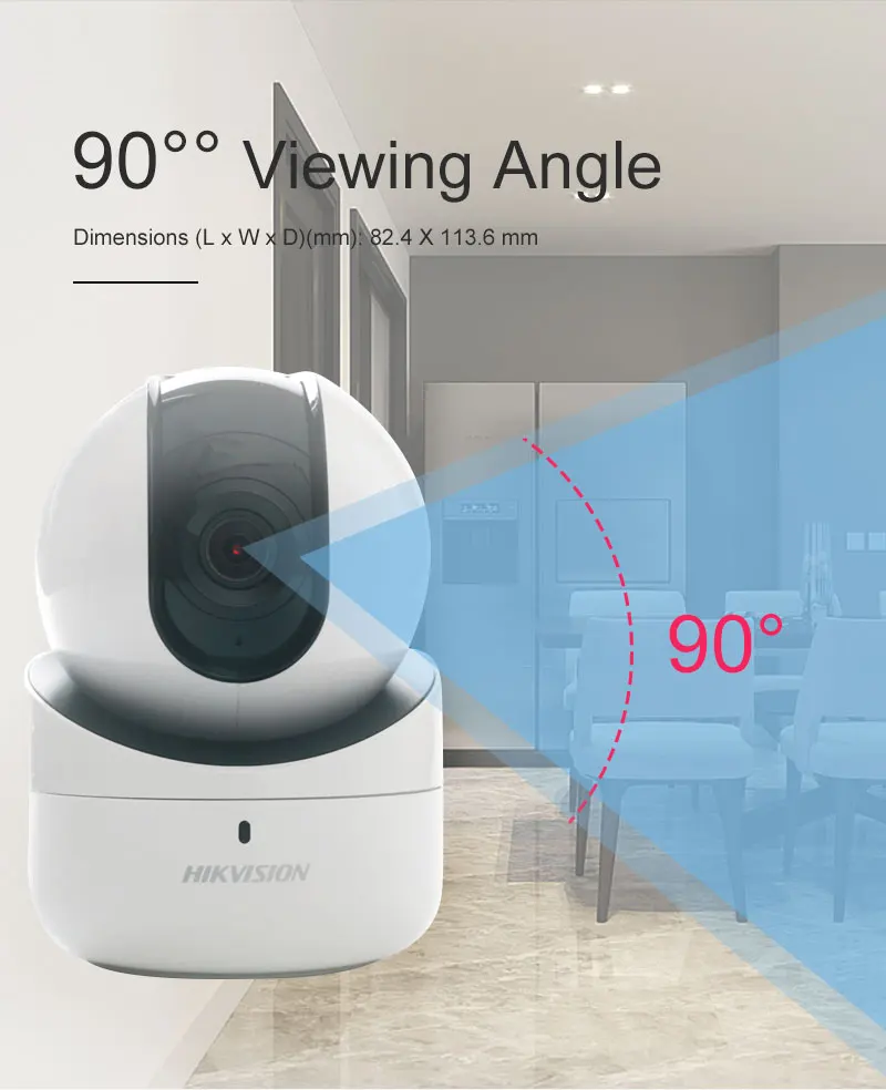Hikvision DS-2CV2Q21FD-IW английская версия 2MP мини wi-fi PT встроенный микрофон и говорящая ip-камера EZVIZ для домашнего использования