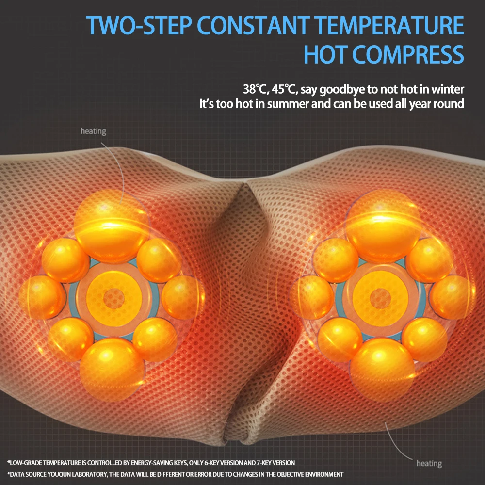 (С коробкой) электрическая массажная шаль U образной формы Массажер шиацу для