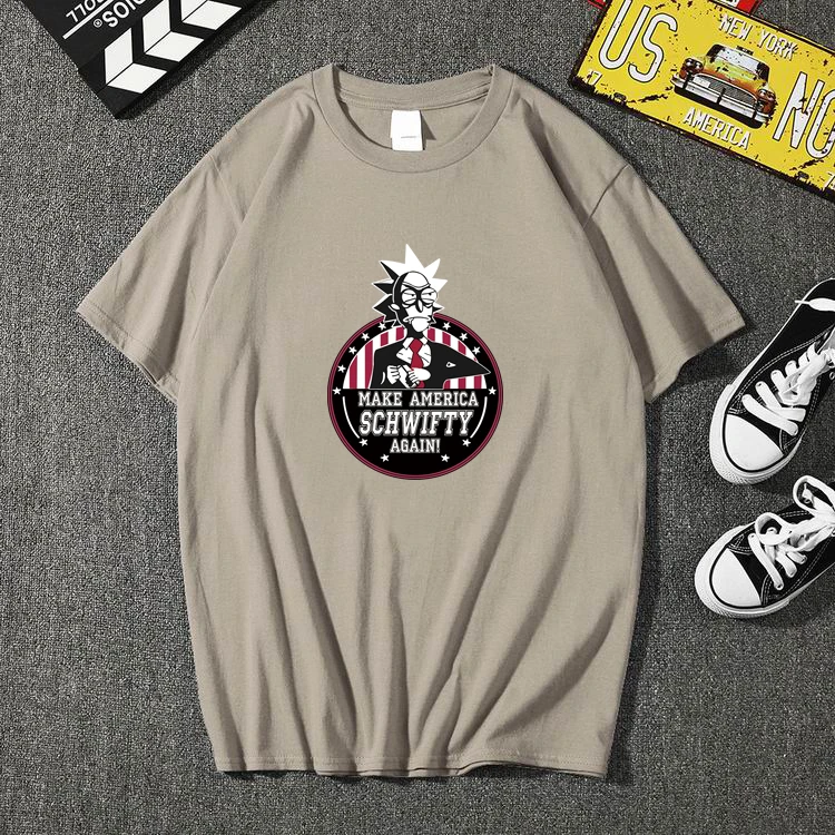 Мужская футболка с цифровой печатью Повседневная из 100% хлопка забавным дизайном