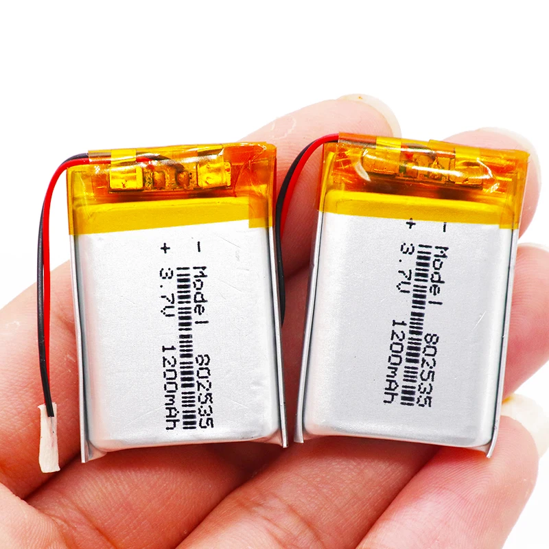 4 шт. высокое качество 3 7 V 802535 1200mAh литий-ионный полимерный литиевый аккумулятор