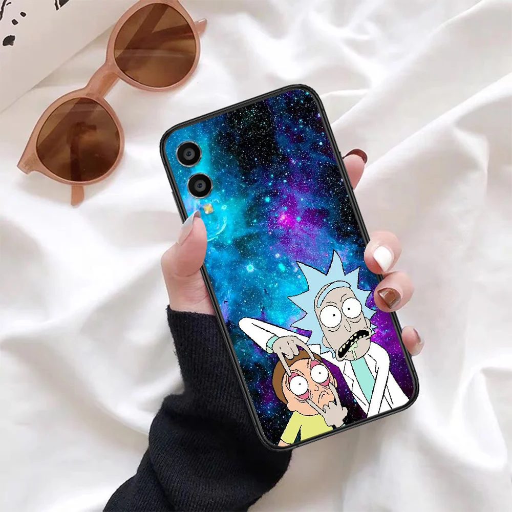 

ricks and mortys Phone Case For Huawei Honor 6A 7A 7C 8 8A 8X 9 9X 10 10i 20 Lite Pro Play black Coque Pretty Bumper Soft Back
