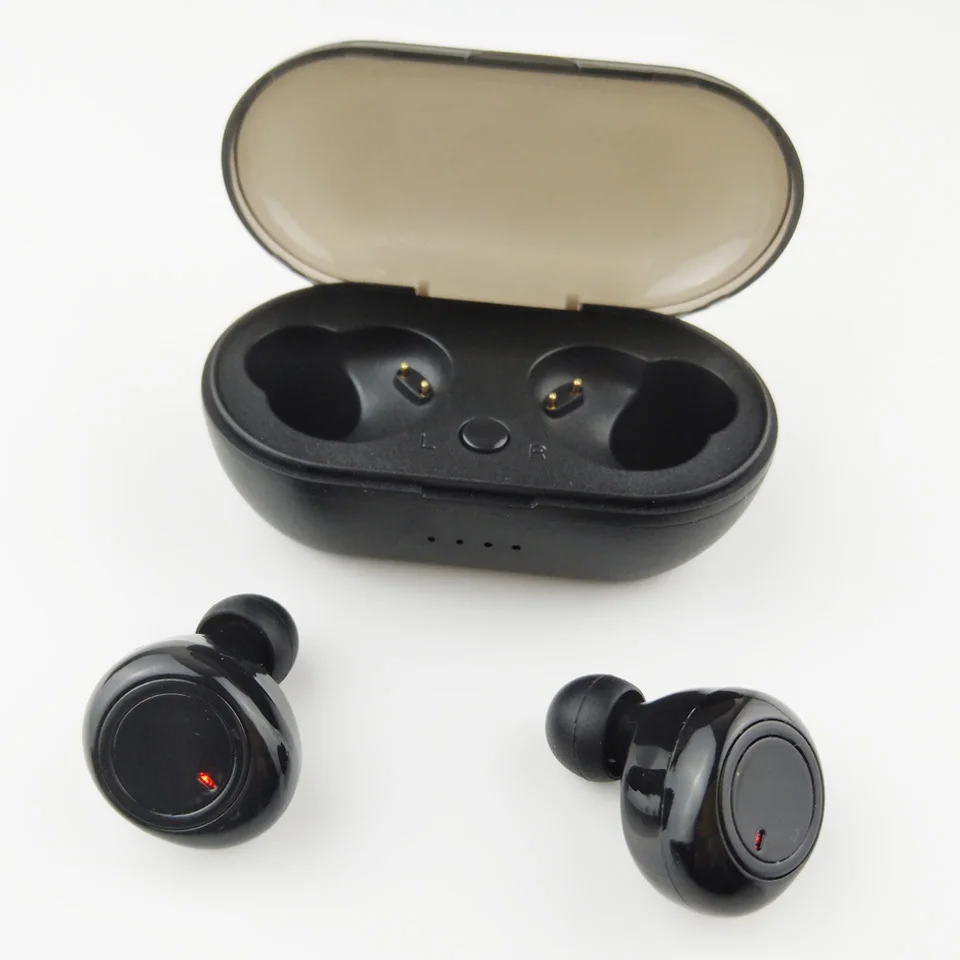 TWS2 беспроводные наушники bluetooth 5 0 спортивные с зарядным устройством чехол