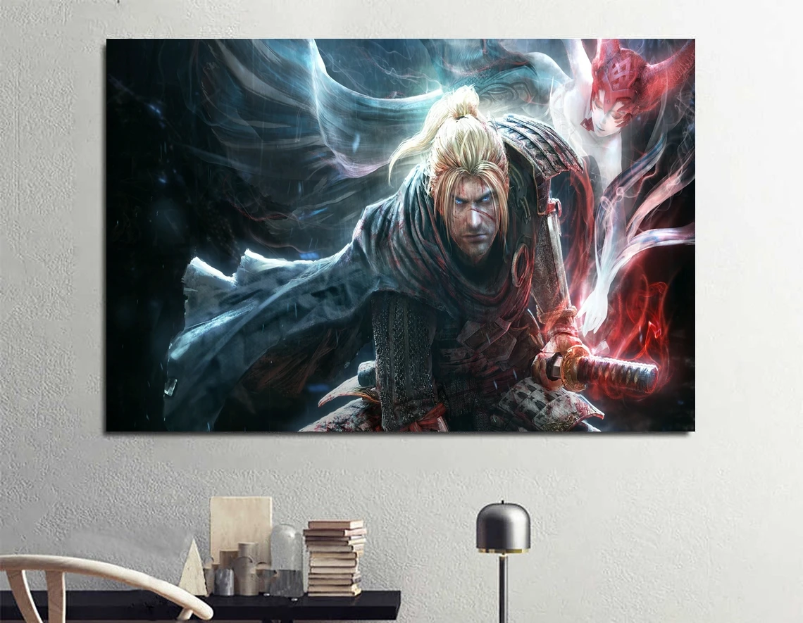 Nioh Game Холст Плакат Домашняя Настенная Роспись Украшения (Без Рамки)