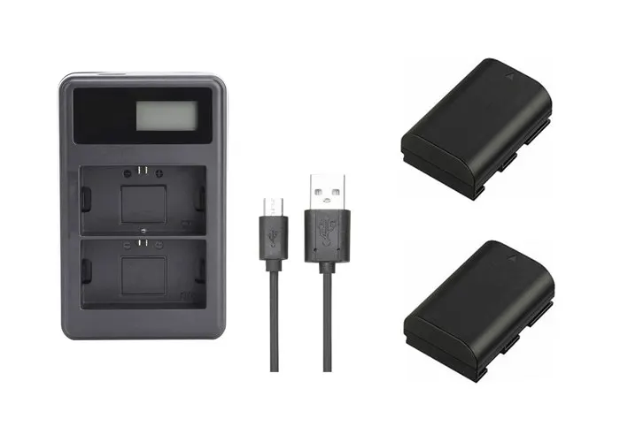 LP E6 LPE6 E6N LPE6N аккумулятор + зарядное устройство USB для EOS 5D Mark IV II III 5DS R 7D 60D XC10.|lp-e6n