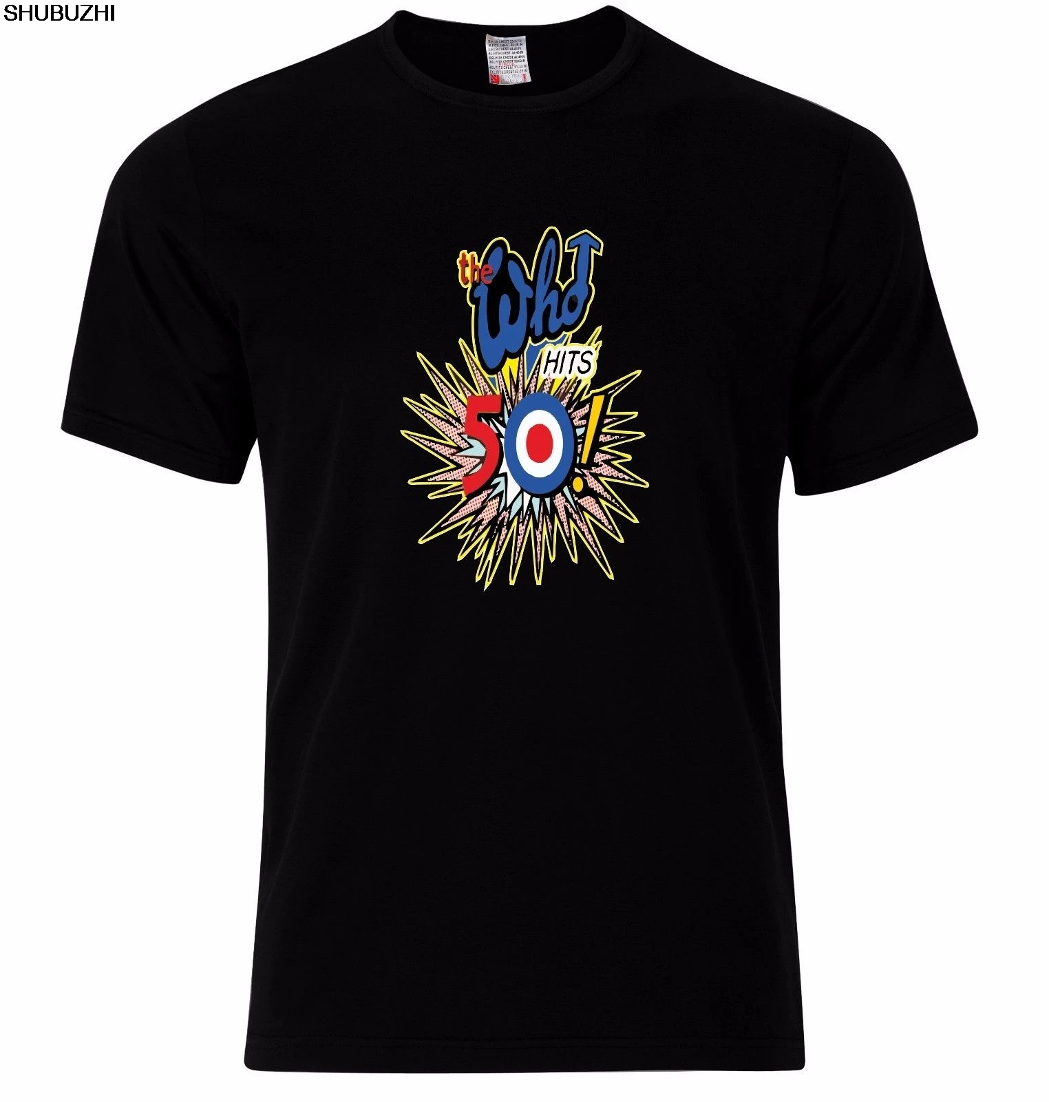 The Who HITS 50 лет Townshend Entwistle MOD target футболка S Топы рок музыка крутая Повседневная pride