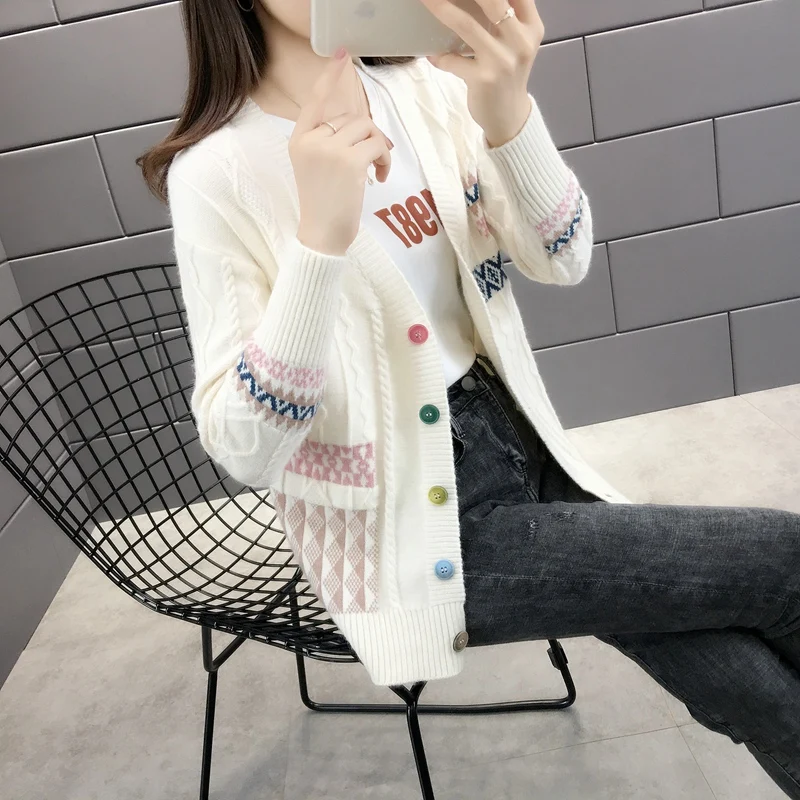 

99722 Floor, 3rd District, 9th Middle School) Photo 258 new style knitted cardigan dress and sweater jacket 42