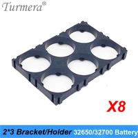turmera 32650 32700 23 battery holder bracket cell safety anti vibration plastic brackets for 32650 32700 battery pack 8pieces