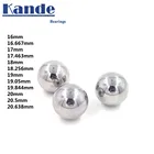 Высококачественный твердый шарик GCR15, высокая точность, G10, 1 шт., 16, 17, 18, 19, 20 мм, 1 шт., шарикоподшипник для ЧПУ, ударопрочный тест. Без магнита