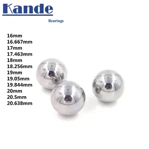 Высококачественный твердый шарик GCR15, высокая точность, G10, 1 шт., 16, 17, 18, 19, 20 мм, 1 шт., шарикоподшипник для ЧПУ, ударопрочный тест. Без магнита
