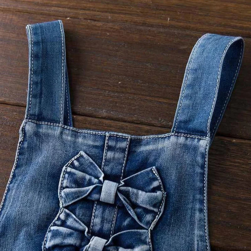 Весна-лето 2020 американский стиль комбинезон для девочек милые модные потертые