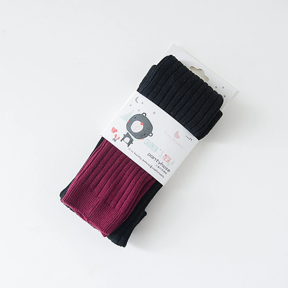 Летние колготки для девочек весенне-зимние детские леггинсы Хлопковые вязаные