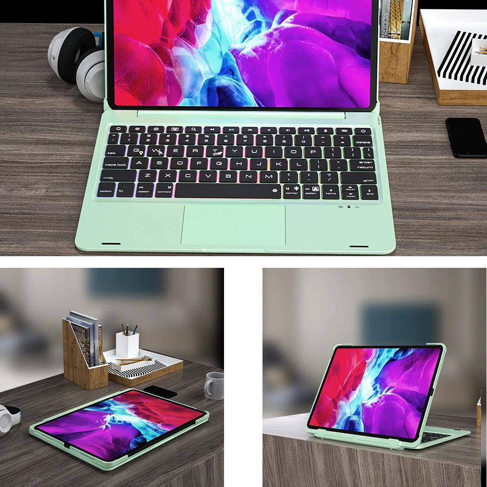 Чехол для клавиатуры DOQO Magic разделенная сенсорная панель iPad Pro 12 9 11 Air 4 5 10 2 2022