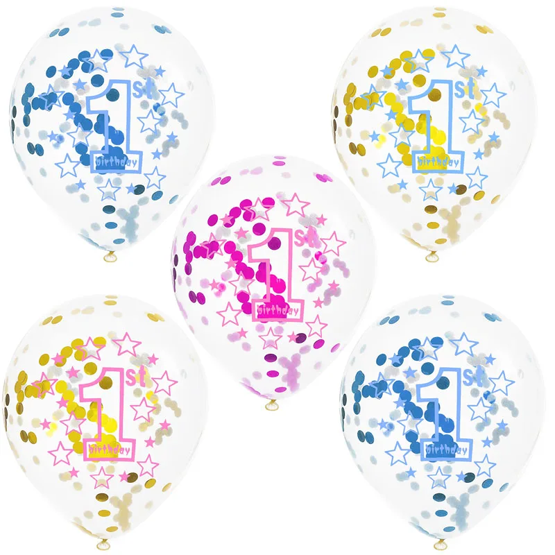 5/10 шт. латексные воздушные шары для мальчиков и девочек первый воздушный шар с