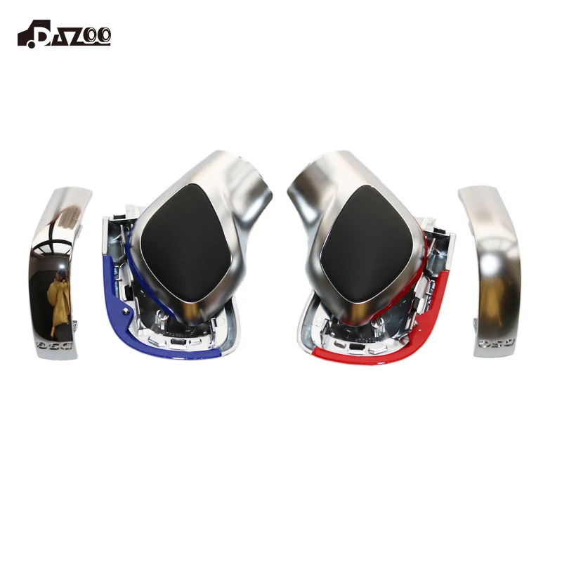 DAZOO Автомобильная рукоятка переключения передач красного и синего цвета