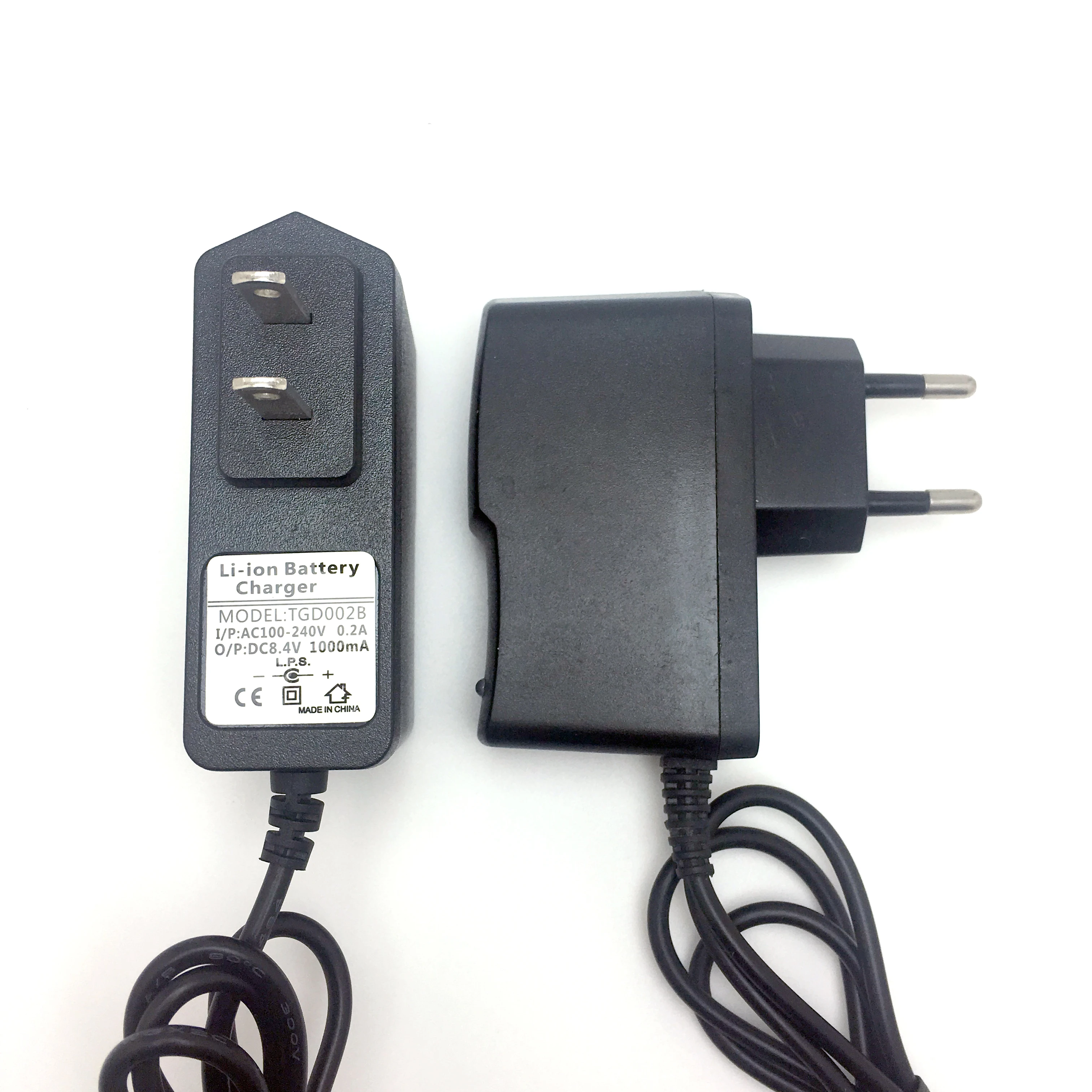 

DC 8.4V 1A/4.2V 1A/21V 2A/16.8V 1A/8.4V 2A/12.6V 1A/8.4V 2A 18650 Lithium Battery Charger Adapters Power Charging Adapter