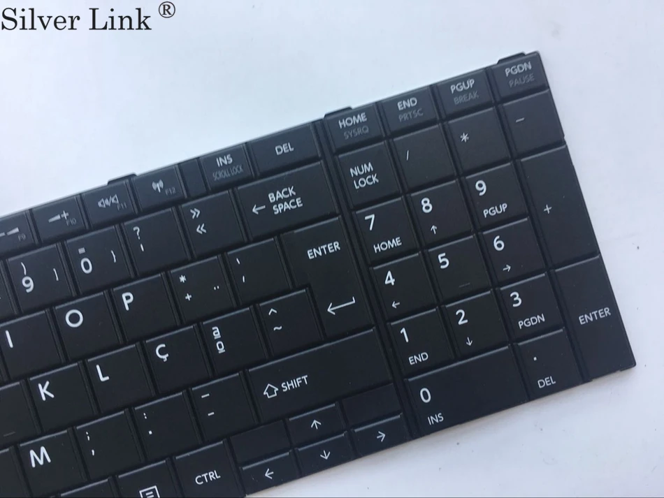 PO португальский клавиатура для Toshiba C70 A U50 M50 L50 L70 S50 S55 S70 S75 черная рамка Клавиатура