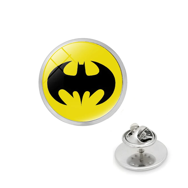 Avengers Brooches Pins Thor Flash Captain America Superman Deadpool Batman Black Panther Pin Men Coat Jewelry | Украшения и