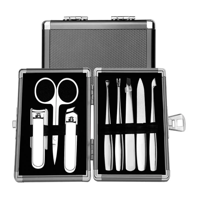 

094E All in 1 Nail Care Kit Lightweight Portable Durable Efficient Compact Grooming Kit Sturdy and Attractive Tool Kit