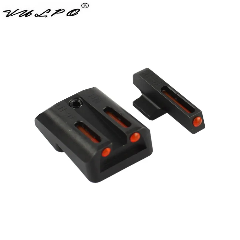 Красно зеленый волоконно оптический передний и задний прицел для пистолета 1911 CUT.