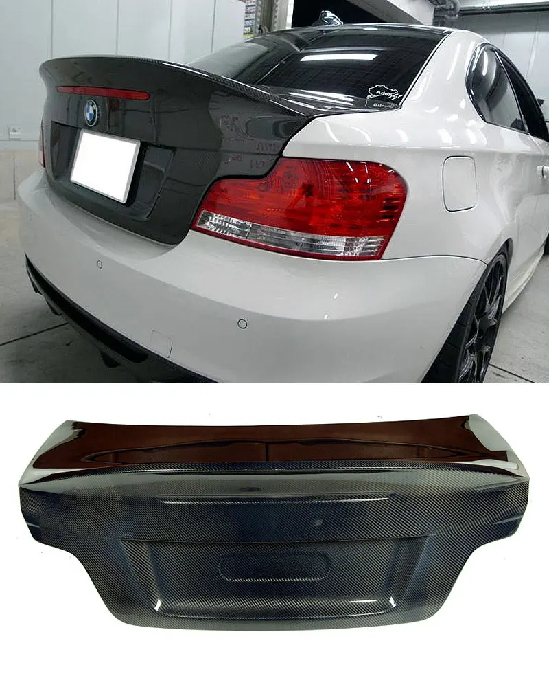 Багажник из натурального углеродного волокна CSL STYLE для BMW E82 1 series 2008 2011 Coupe 2