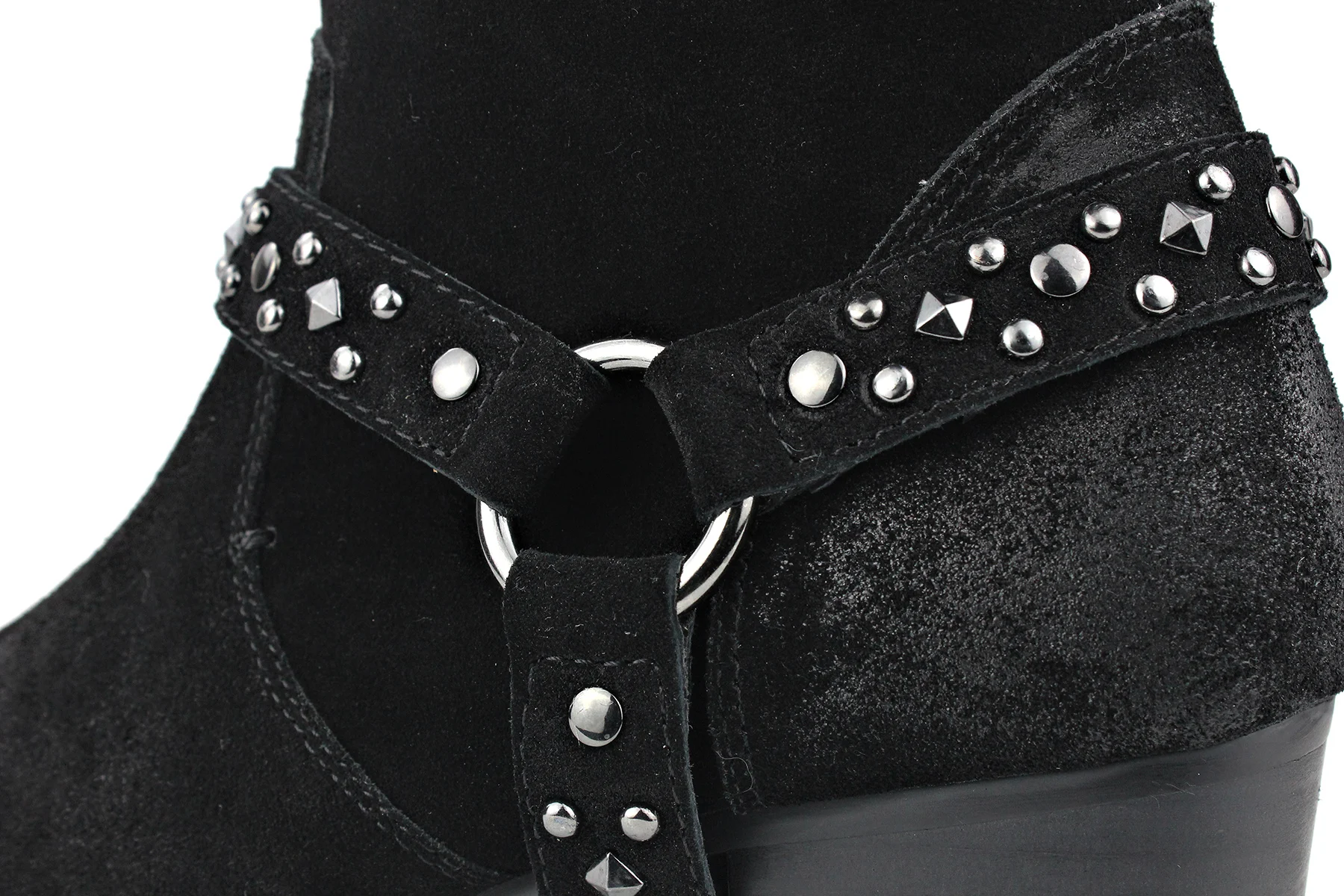 

2020 Fashion Mens Boots Genuine Suede Leather Boots Ankle Zipper-up Motorcycle Boots Chelsea Boots heel boots with rivets