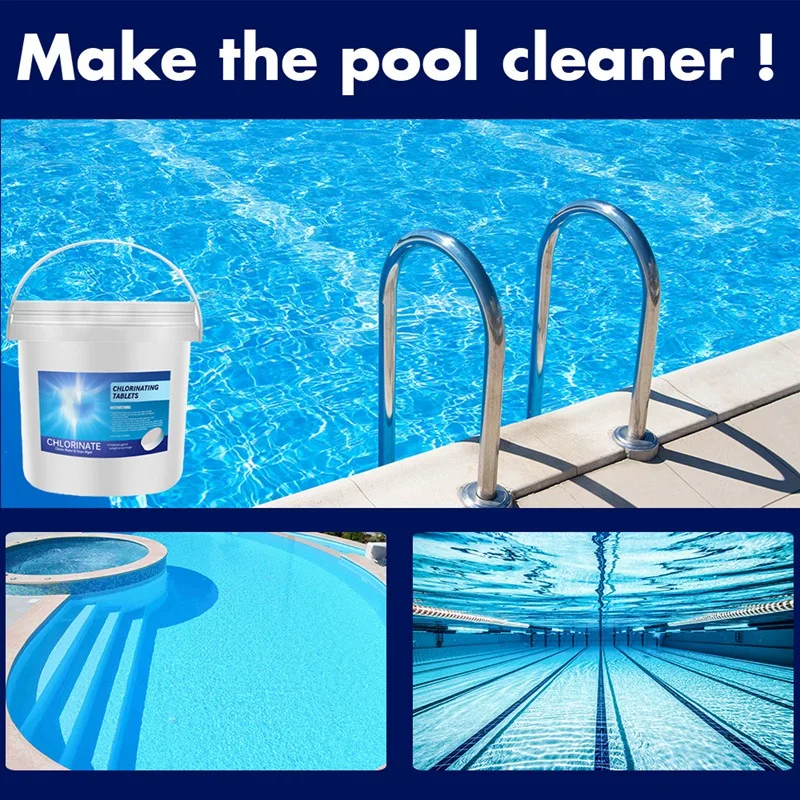 

Pool Cleaning Effervescent Tablets Barreled Swimming Pool Cleaning Tablets Multifunctional Cleaning Tablets Set