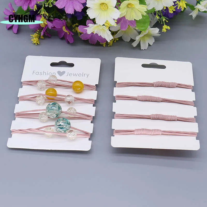 Новая модная резинка для волос аксессуары женские резинки эластичные Оптовая