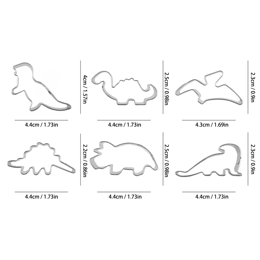 3D Динозавр печенье резак форма динозавр/номер/головоломка печенья динозавр