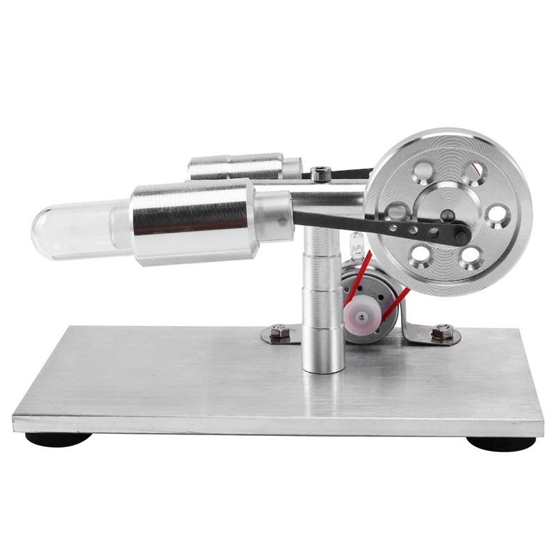 

Double Cylinder DIY Stirling Engine Motor Model External Combustion Engine Educational Toy Electricity Generator Kit