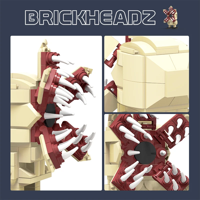 Набор строительных блоков MOC серии монстр Demogorgon Brickheadzss игрушки для детей с