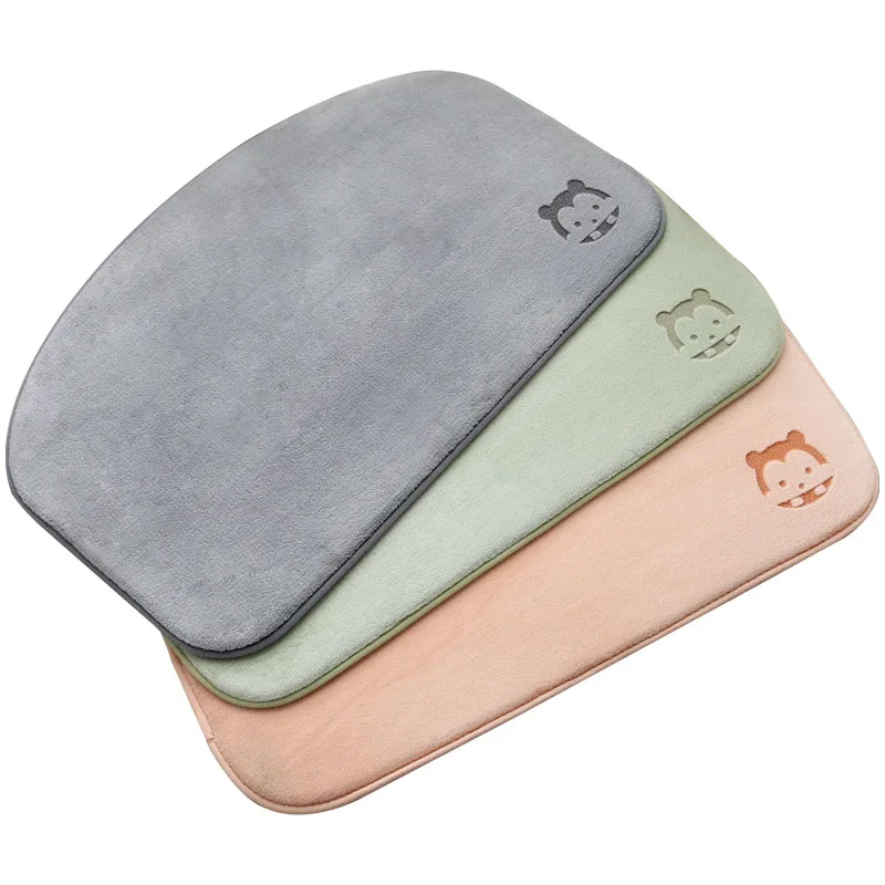 

Toilet Floor Mat Bathroom Door Absorbent Foot Mat Toilet Anti-slip Carpet Door Mat Door Mat Toilet Semicircle