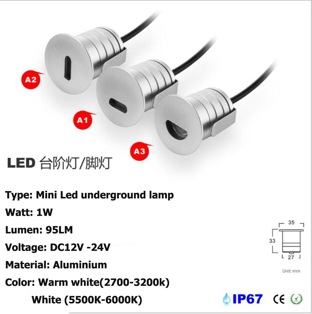 

24pcs IP67 12V 24V Outdoor Garden Patio Paver Recessed Deck Floor Wall LED Underground Lamp Light Landscape Sidewalk Lighting