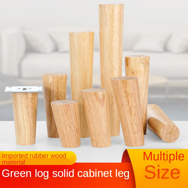 

Solid Wood Furniture Leg Cabinet Support Legs Accessories Sofa Tv Cabinet Wooden Feet Cabinet Feet Coffee Table Legs Increase