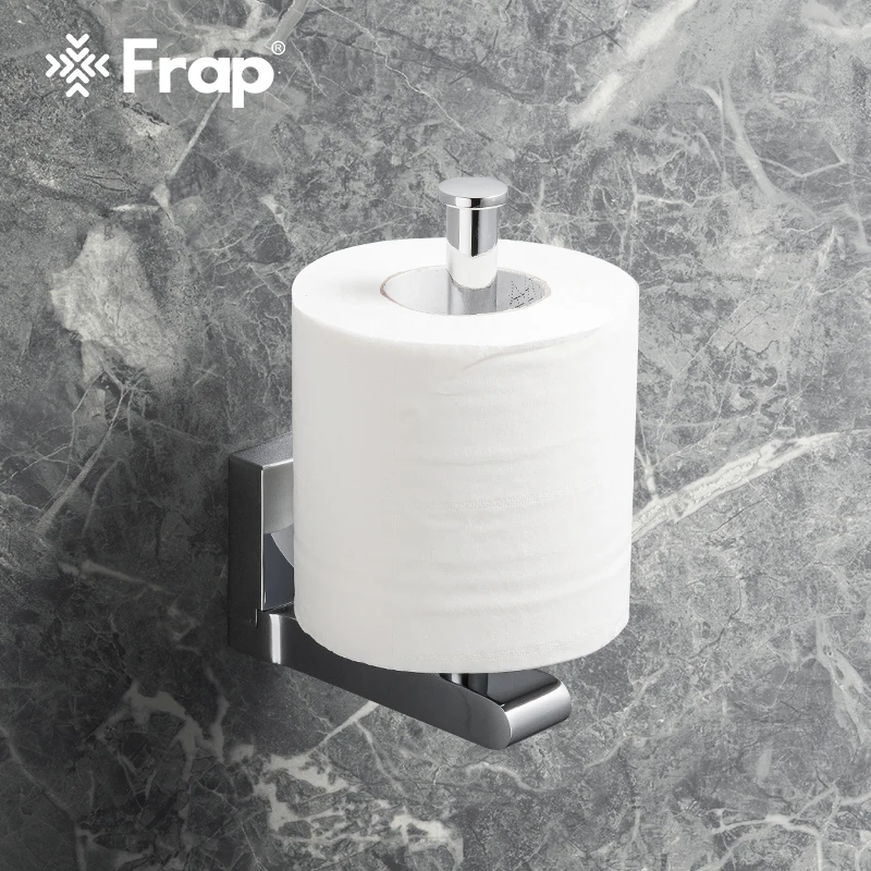 

Frap Stainless Steel Bathroom Hardware Set Polished Towel Rack Toilet Paper Holder Towel Bar Hook Bathroom Accessories