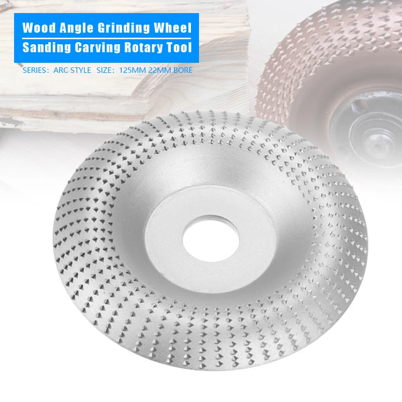 22mm Woodworking Sanding Barbed Angle Grinder Wheel Grinding Tungsten Carbide Engraving Rotating Tool | Инструменты