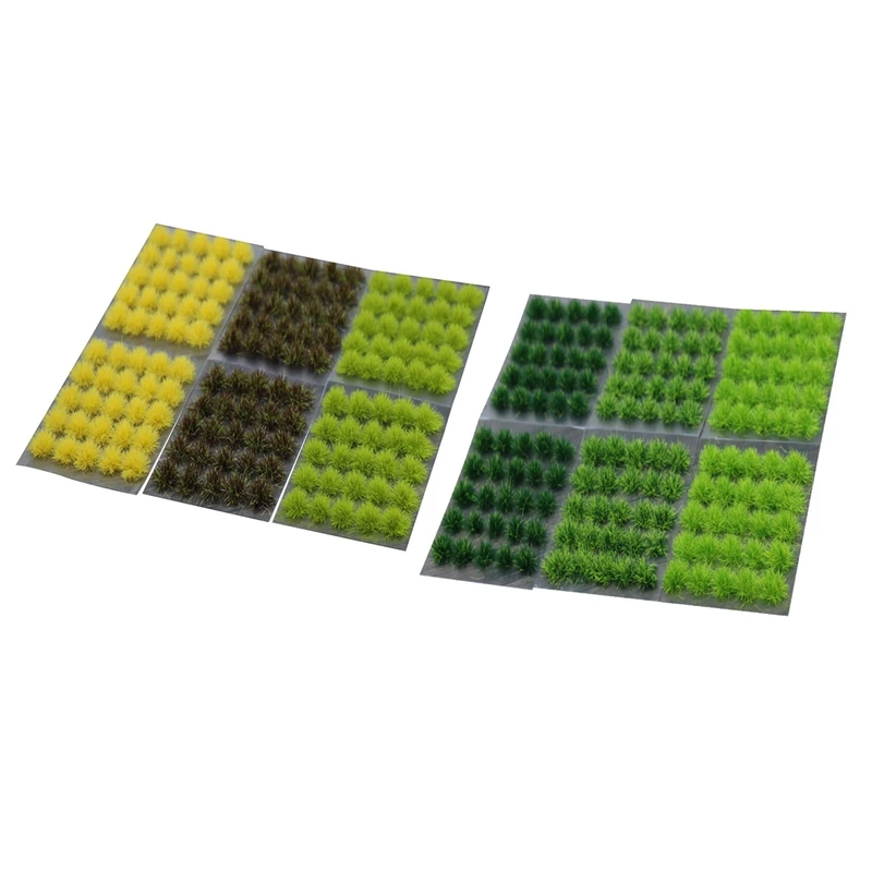 

7 Boxes Of Grass, Grass, Train Sand Table Construction Scene Miniature Model Materials (50 Pieces In A Box)