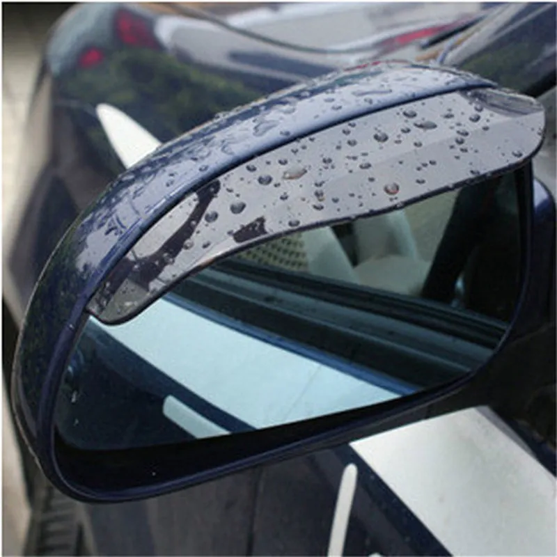 

2022new 2Pcs Universal Car Rearview Mirror Rain Eyebrow Auto Car Rear View Side Rain Shield Snow Guard Sun Visor Shade Protector