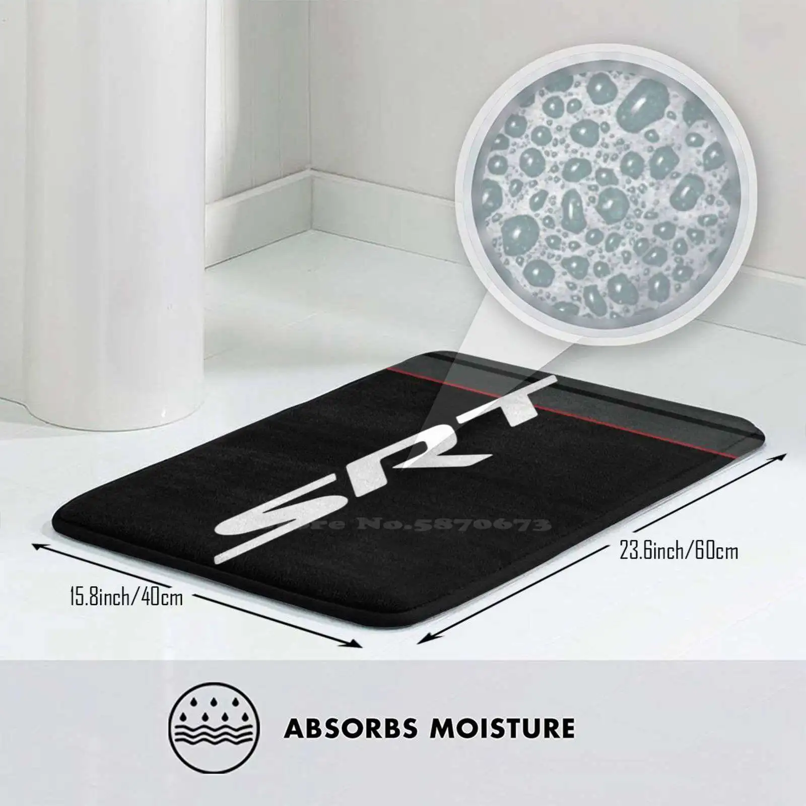 Спортивный Коврик для двери в красную полоску | Дом и сад