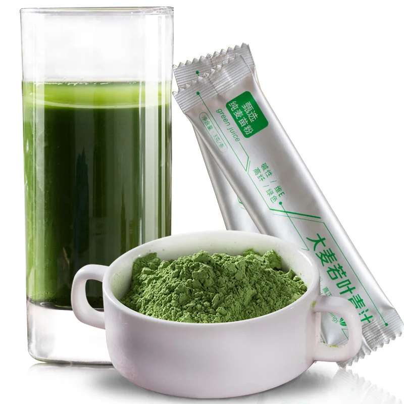 Листья ячменя как зеленый порошок антиокислительный антивозрастной Осветляющий