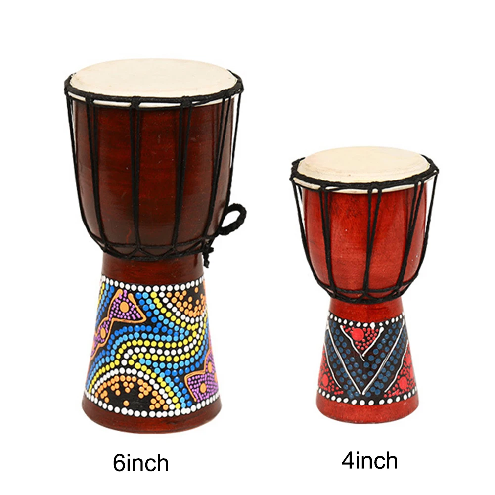 Профессиональный Африканский барабан Djembe деревянная козья кожа хороший звук