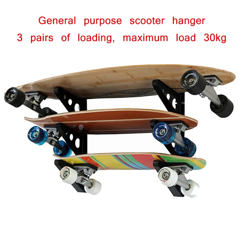 

Skateboard Wall Hanger Skateboard Wall Rack Longboard Wall Mount Skateboard Wall Hanger Wall Rack Hanger Walls 1pair/3pair