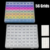 2856168 grids diamond painting tools accessories storage box beads container diamond embroidery stone mosaic convenience box