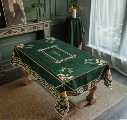 Роскошная Высококачественная темно-зеленая бархатная Ретро Водонепроницаемая