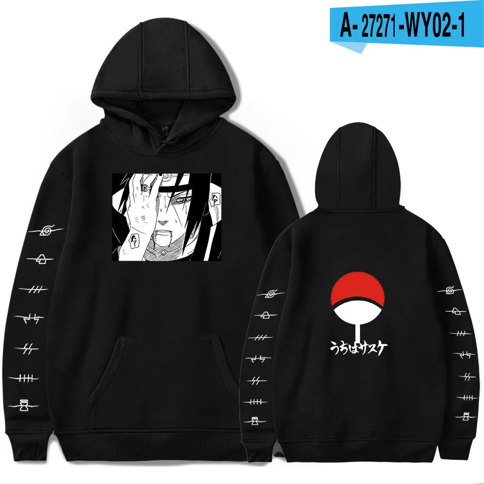 

Hot Sale Cartoon Sasuke/Kakashi Hoodies Sweatshirt Boy/girls Streetwear Anime Hoodie MenTrendy Popular Loose Anime Movie