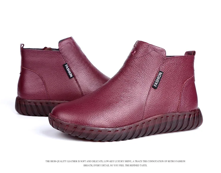 Zapatos mujer; женские зимние ботинки из натуральной кожи; женские ботильоны ручной работы на молнии в стиле ретро; сезон зима-весна; женская обувь; g934