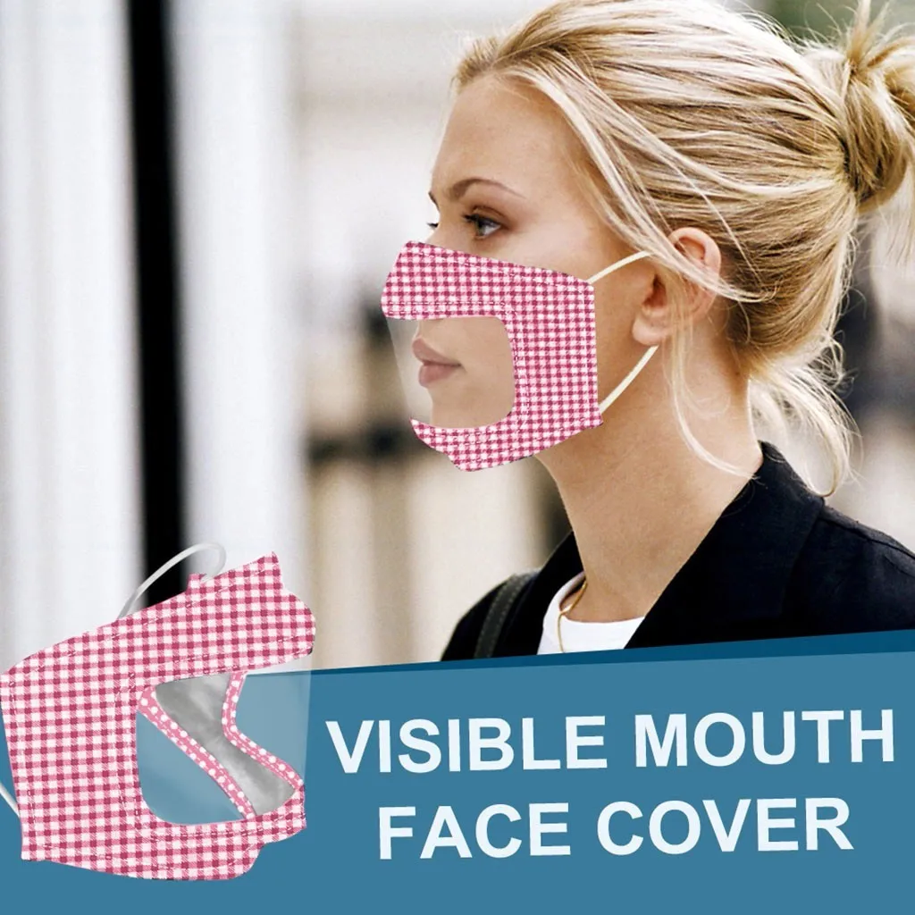 Для взрослых clearmask Крышка для лица моющаяся многоразовая женщин и мужчин Модная