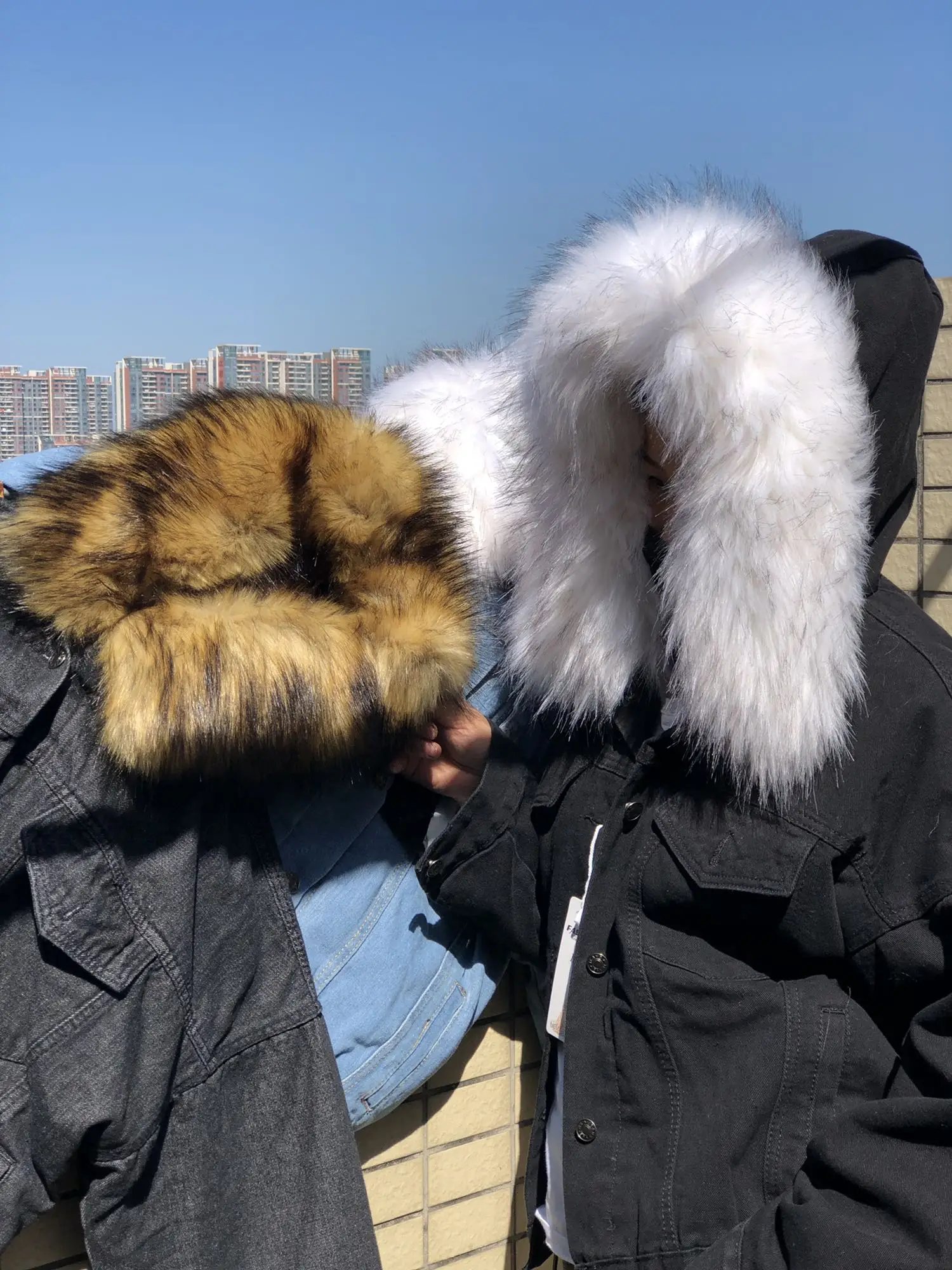 LUZUZI новая теплая зимняя куртка Бомбер Для женщин зима-осень с капюшоном пальто для девочек Джинсы Джинсовые куртки женские туфли; классические женские топ ветровка женская