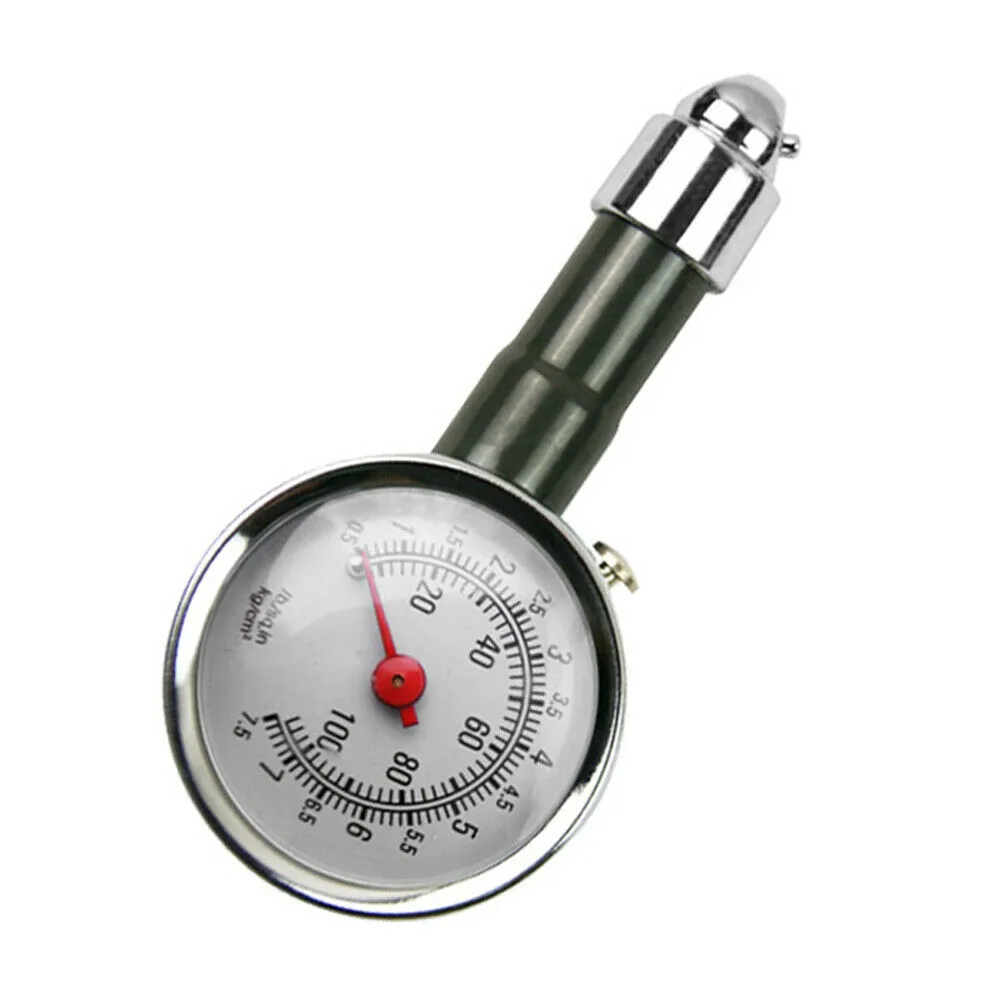 

PRESSURE MANOMETER Tire Pressure Tester Steel+copper+plastic 100PSI GAUGE AIR